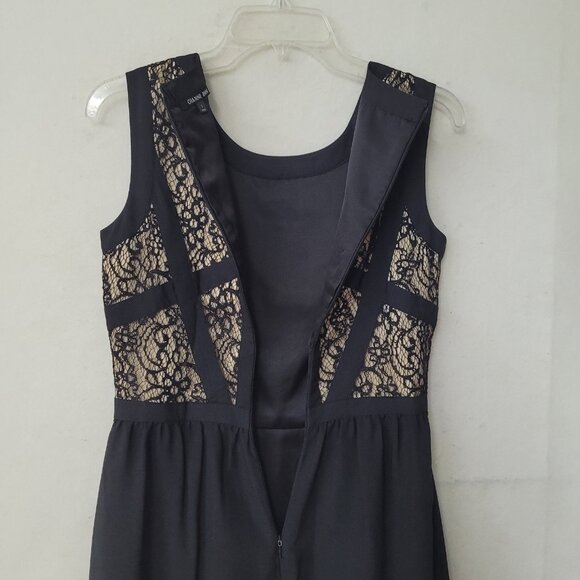 Gianni Bini Dress Womens Size 2 Black Lace Overlay Sleeveless Cocktail Party - Picture 11 of 15